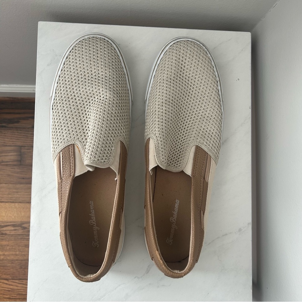 Tommy Bahama Men's Beige Slip-On Shoes